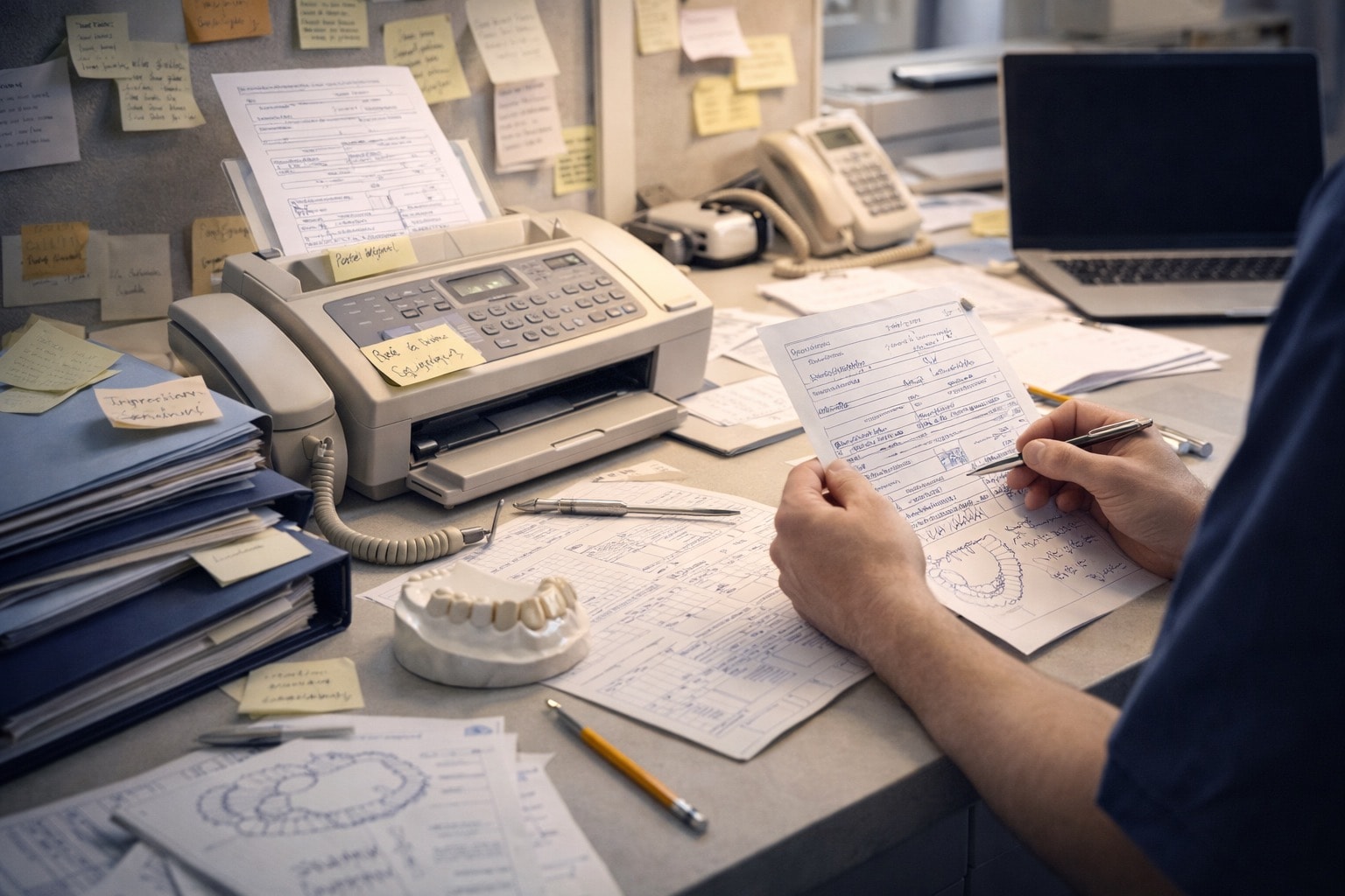 5 Gründe, warum Ihr Labor noch mit Fax arbeitet – und warum das Ihre Praxis bremst